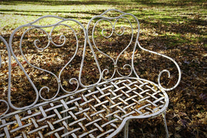 Wrought Iron Garden Benches