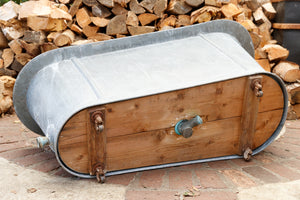 French Zinc 19th Century Bath