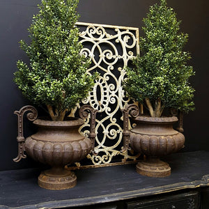 French Wrought Wrought Iron Grill -No 16