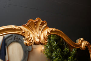 Italian Gold Gilded Mantel Mirror