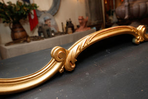 Italian Gold Gilded Mantel Mirror