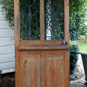 French Wrought Iron Door- Double Grill