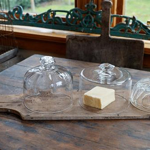 Glass French Cheese Bells/Cloches