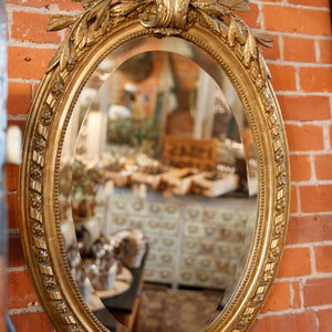 French Gilded Bevelled Glass Mirror
