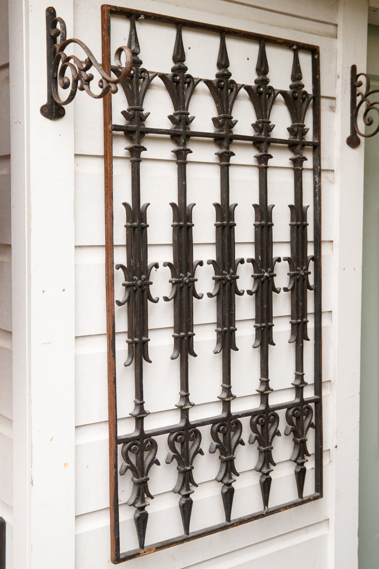 French Wrought Iron Grill - No 14