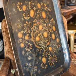 19th Century French Hand Painted Tray