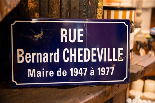 French Enamel Street Sign