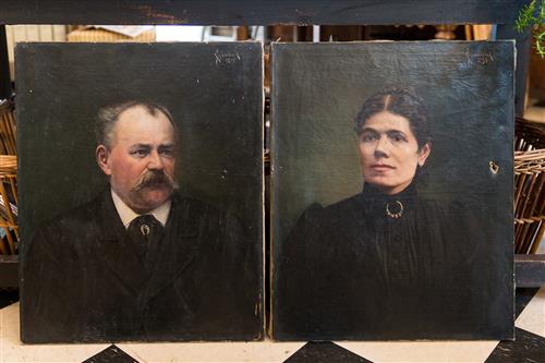 French Oil Portraits