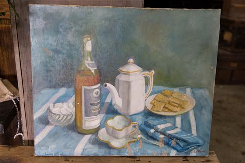 French Still Life Canvas