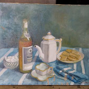 French Still Life Canvas