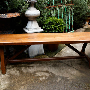 French Oak Bench Seat