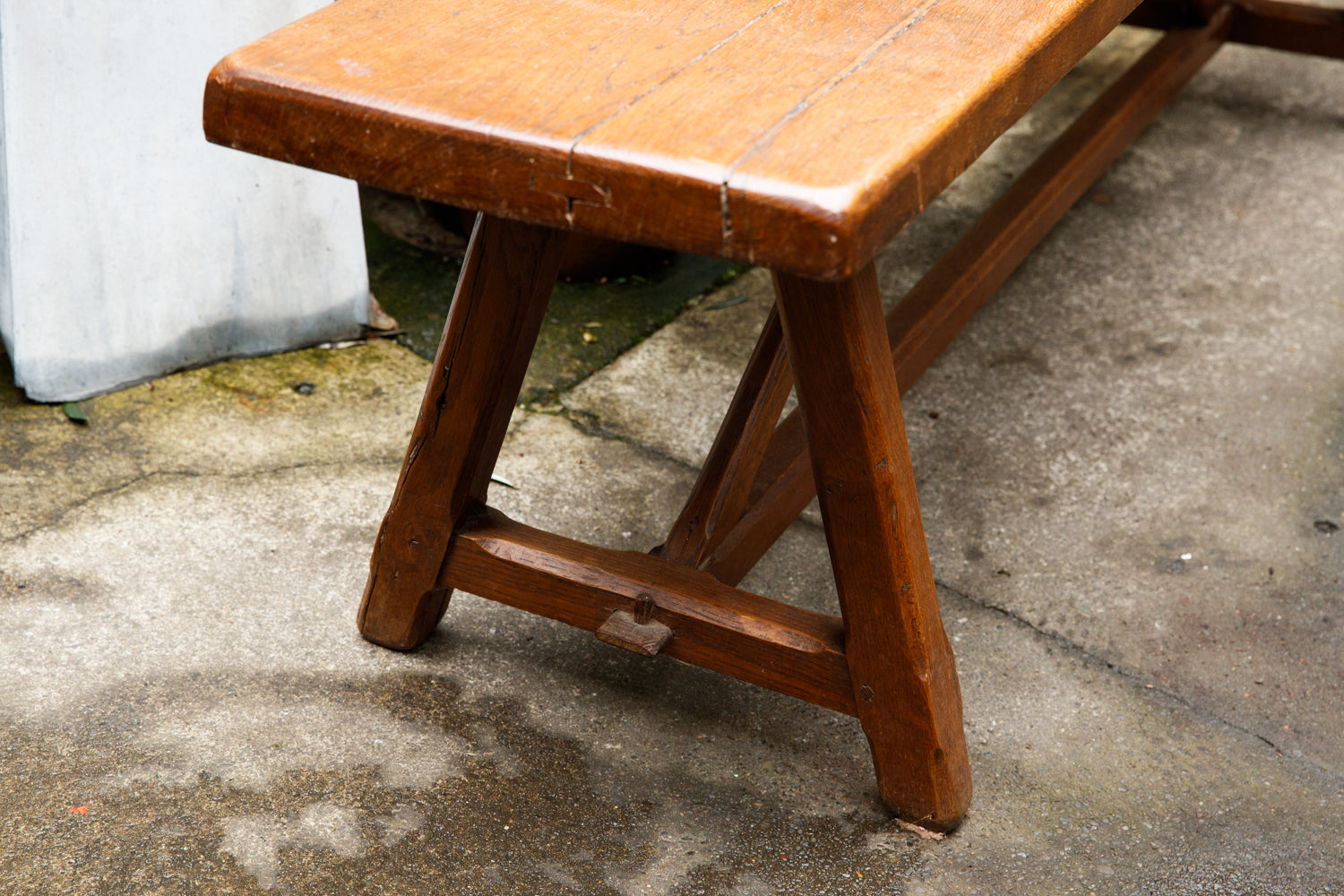 French Oak Bench Seat