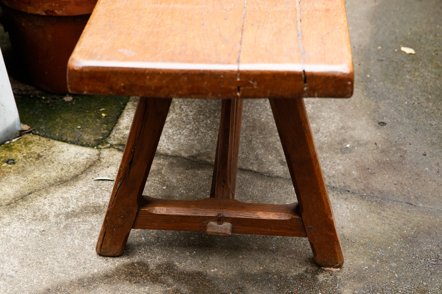 French Oak Bench Seat