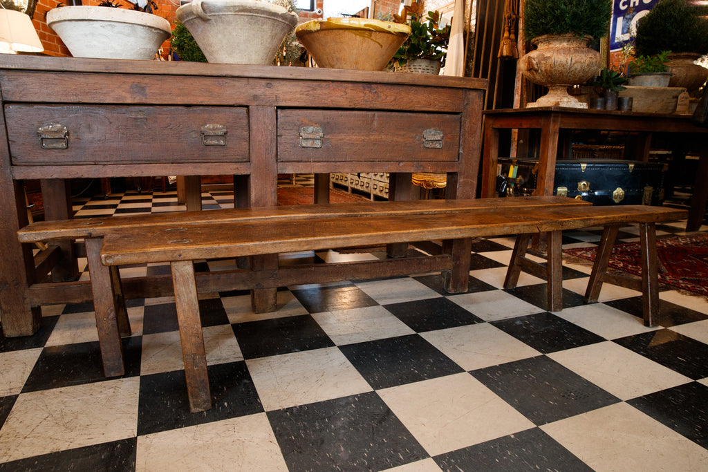 French Cherrywood Bench Seats