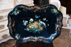 Hand Painted Metal Tray