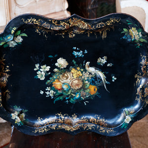 Hand Painted Metal Tray