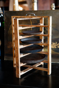 French Wooden Tart Stand