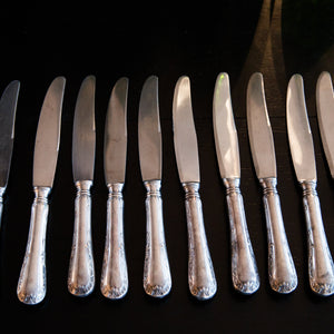 Vintage French Silver Plated Knives