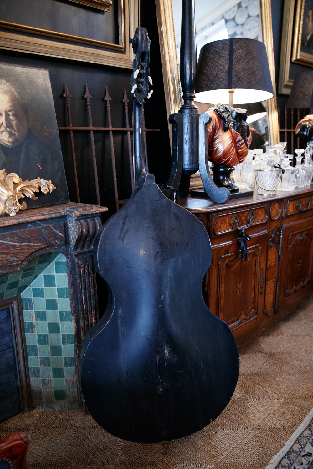 Vintage French Double Bass Instrument