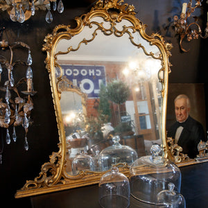 19th Century Italian Gold Gilded Mirror