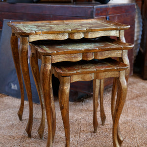 Vintage Italian Florentine Nesting Tables