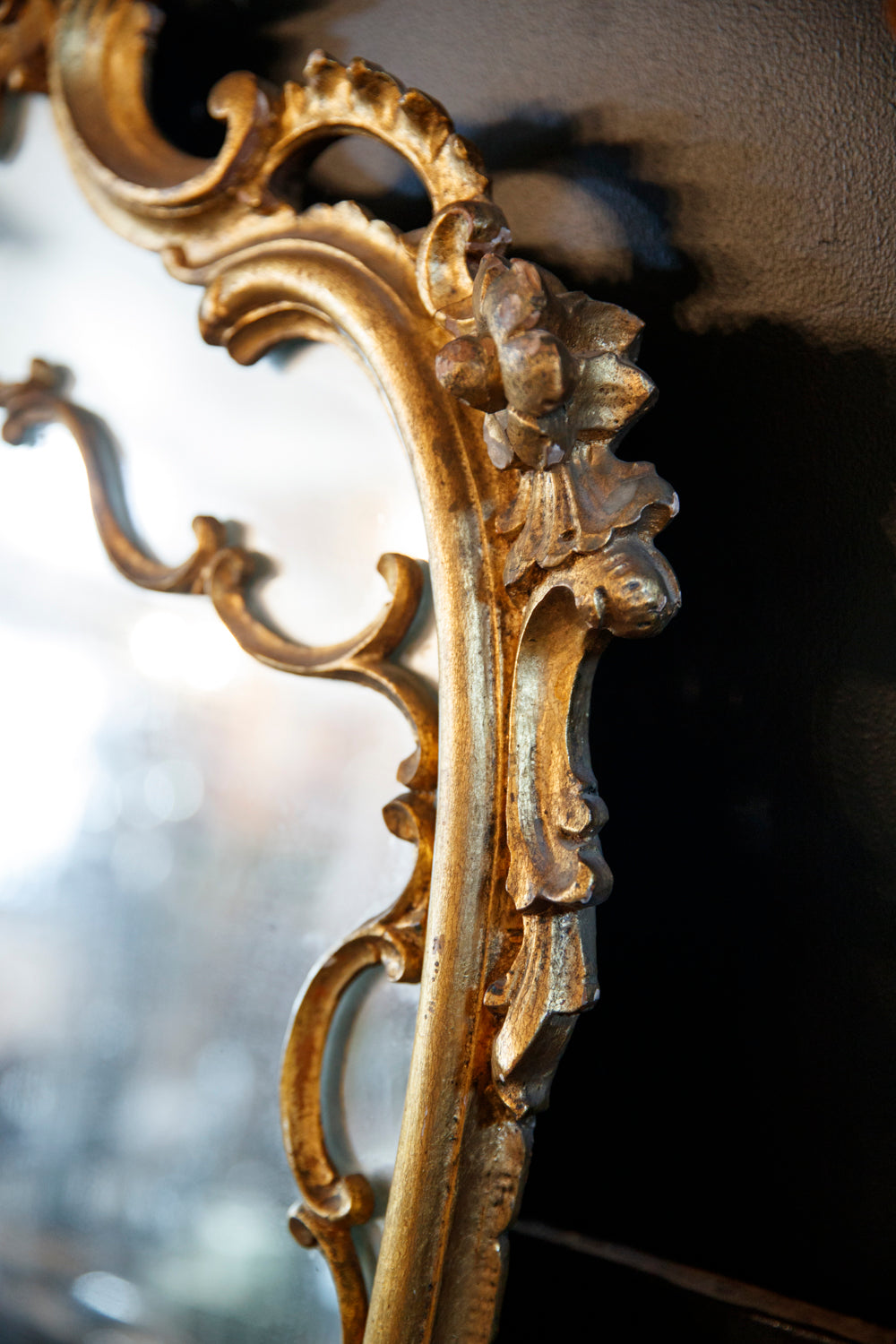 19th Century Italian Gold Gilded Mirror