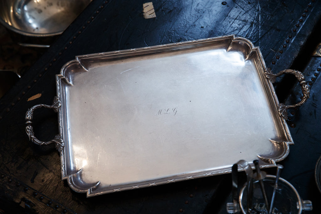 French Silver Plated Tray