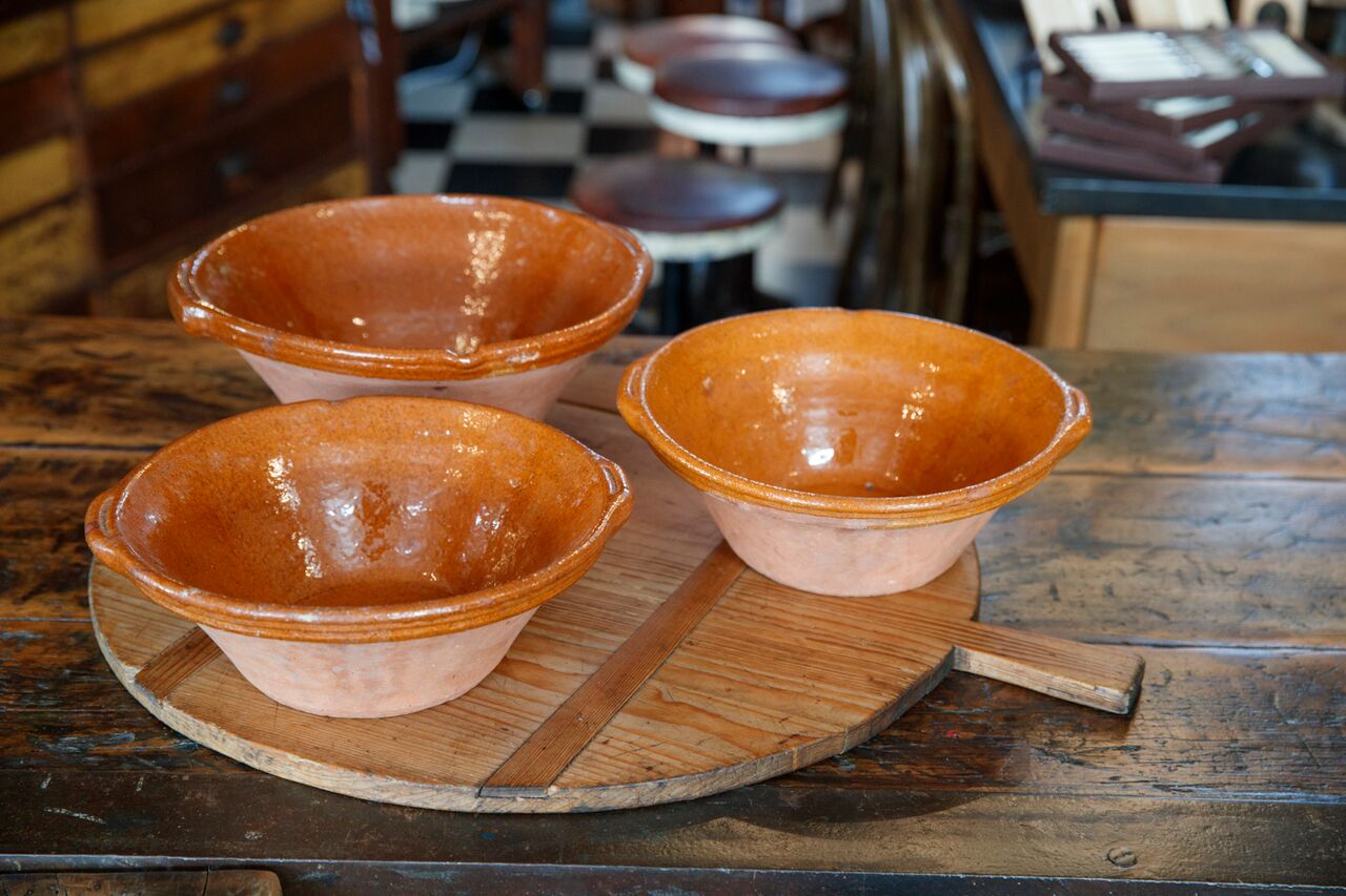 French Terracotta Bowls