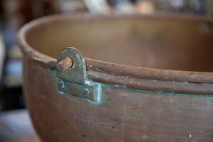French Brass Cauldron