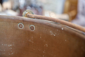 French Brass Cauldron