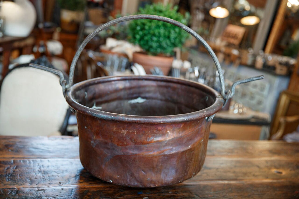 French Copper Cauldron