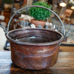 French Copper Cauldron
