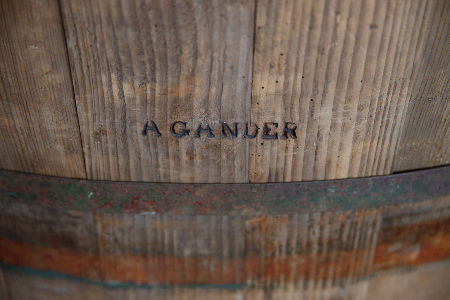 Vintage French Oak Vineyard Grape Barrels