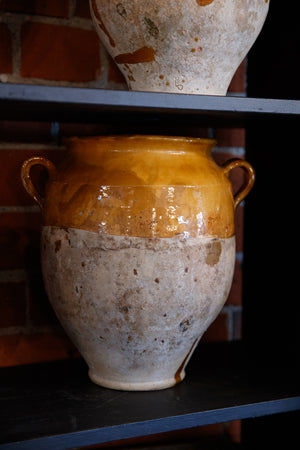Original Vintage French Provence Confit Pots