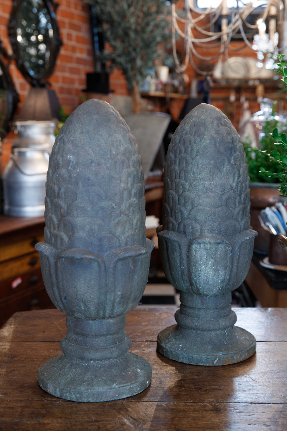 Vintage Cast Iron Acorns