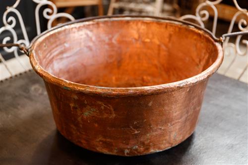 French Copper Cauldron