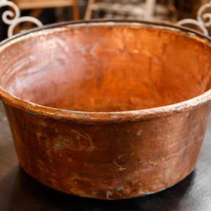 French Copper Cauldron