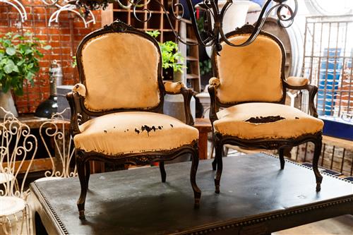 Undressed Napoleon III Parlour Chairs