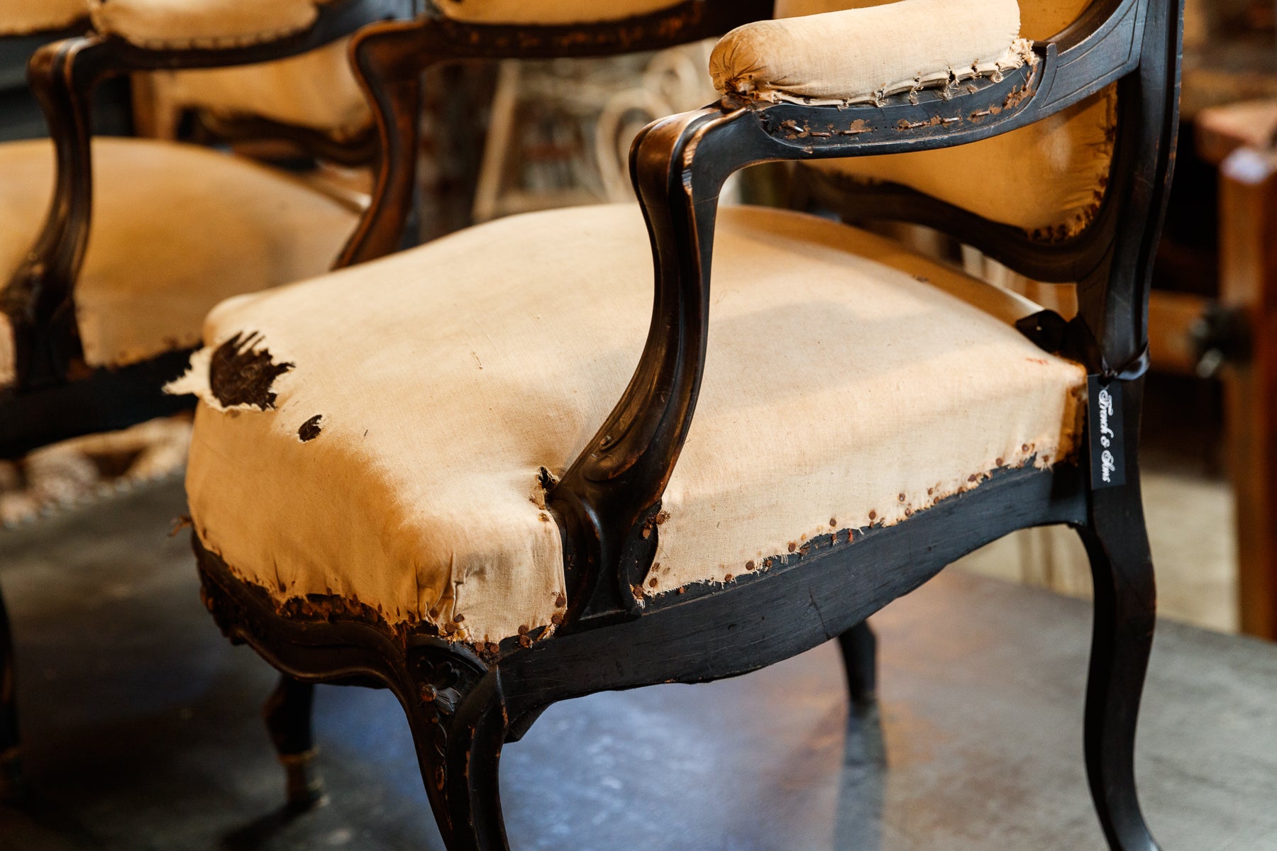 Undressed Napoleon III Parlour Chairs