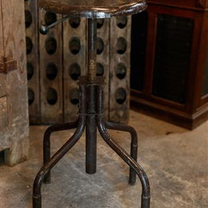 1930's French Industrial Stool