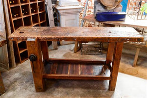French Workbench with Wire Spindle