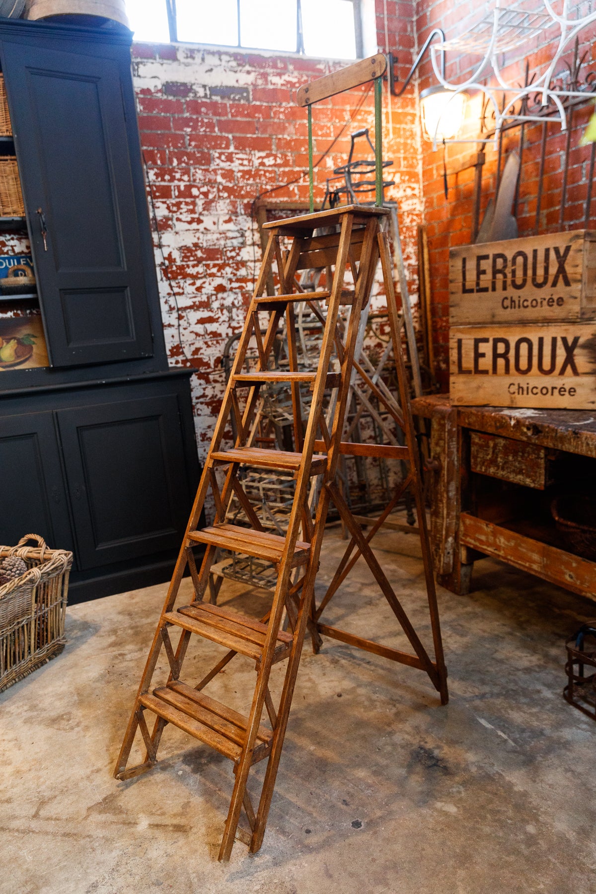 French Wooden Tennis Ladder