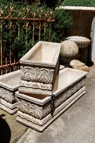 Stone French Planters