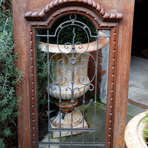 French Window Grill In Oak Frame