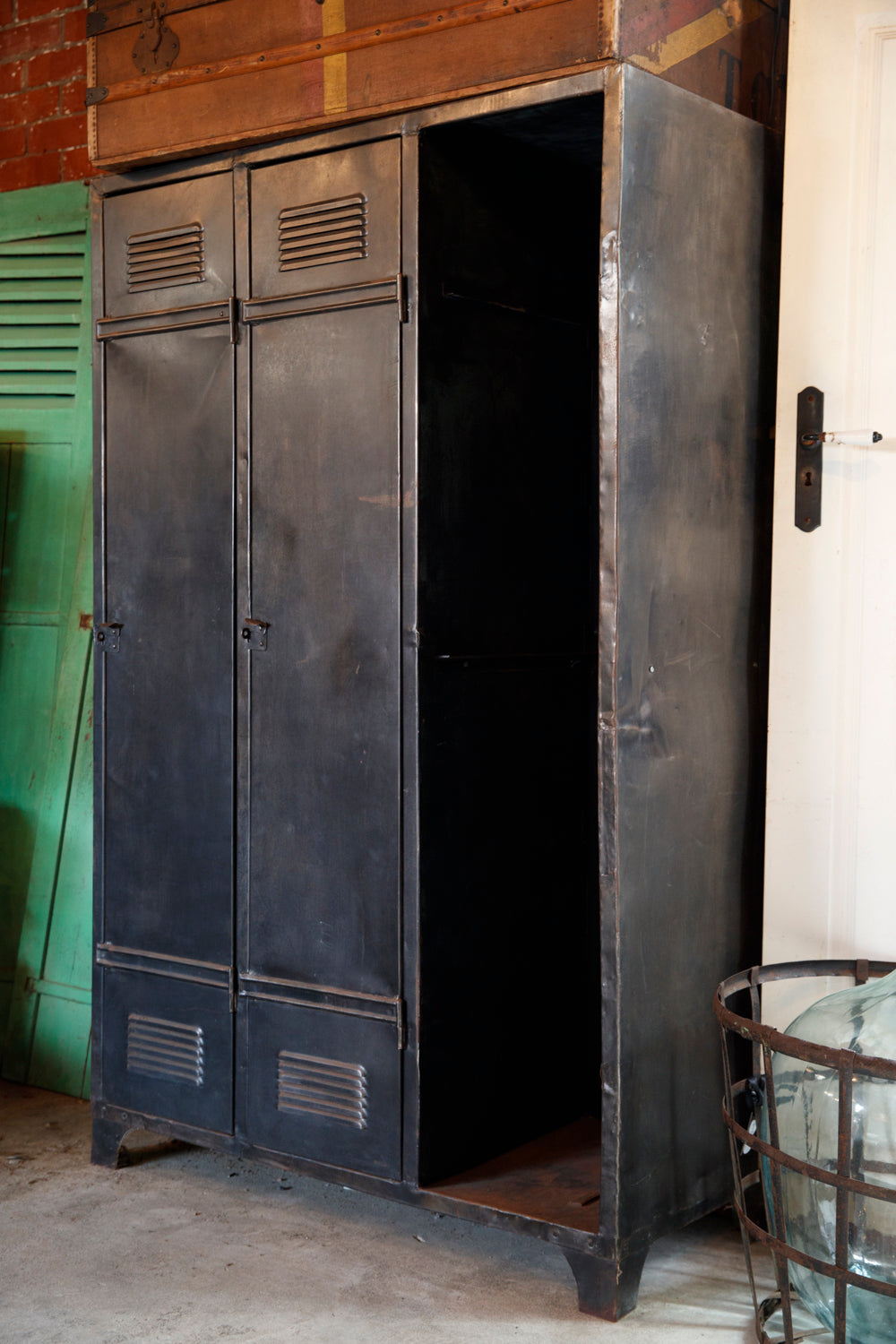 1930's French Industrial Locker