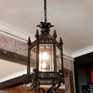 French Wrought Iron Lantern