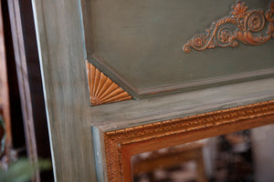 Beautiful French 1890's Wood & Gold Gilt Mirror