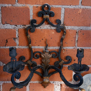 19th Century  Wrought Iron Italian Scones