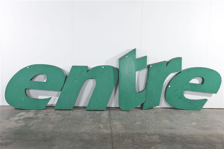 1940's French Shop Sign Letters