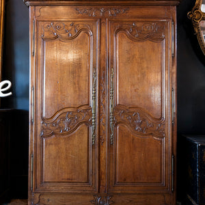 19th Century French Oak Armoire